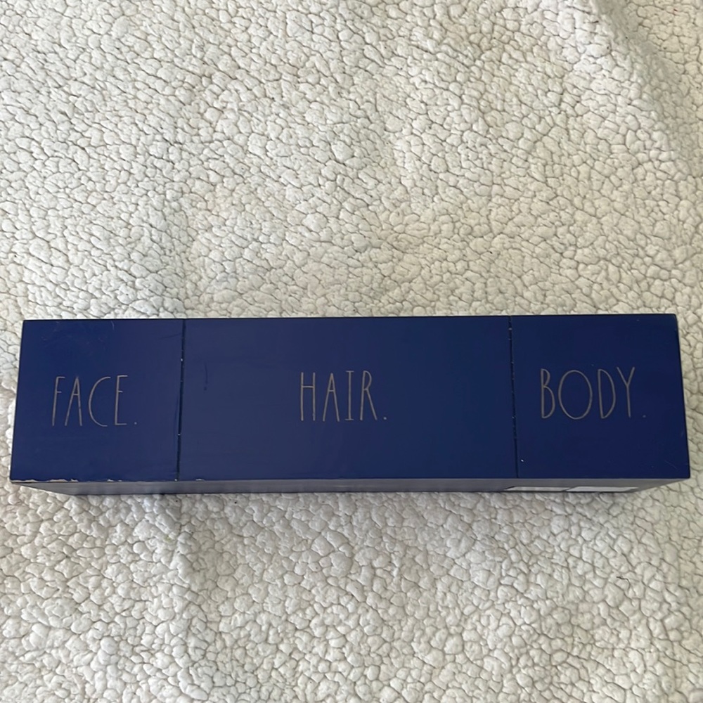 Rae Dunn face hair body